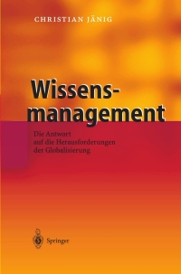 Cover image: Wissensmanagement 9783540406600