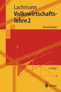 Imagen de portada: Volkswirtschaftslehre 2 2nd edition 9783540202196