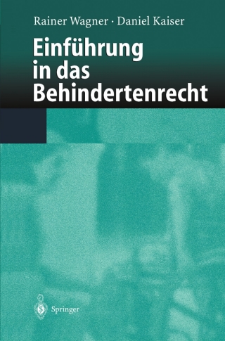 表紙画像: Einführung in das Behindertenrecht 9783540203674