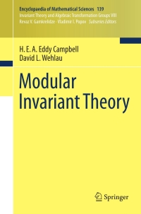 Cover image: Modular Invariant Theory 9783642266805