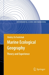 Cover image: Marine Ecological Geography 9783642174438