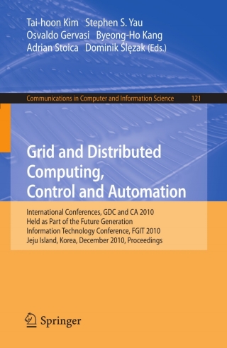 Cover image: Grid and Distributed Computing, Control and Automation 1st edition 9783642176241