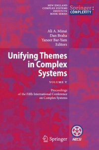 صورة الغلاف: Unifying Themes in Complex Systems , Vol. V 1st edition 9783642176340