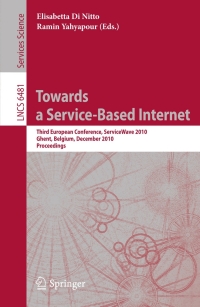Imagen de portada: Towards a Service-Based Internet 1st edition 9783642176937