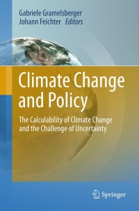 Imagen de portada: Climate Change and Policy 9783642176999