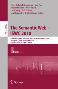 Imagen de portada: The Semantic Web - ISWC 2010 1st edition 9783642177453