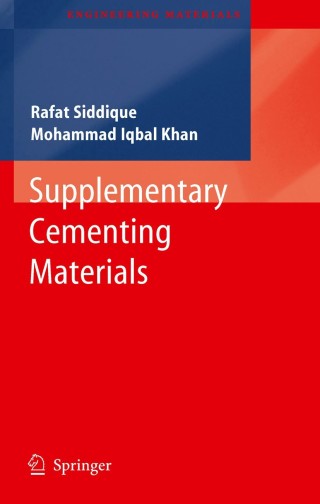 Imagen de portada: Supplementary Cementing Materials 9783642267604