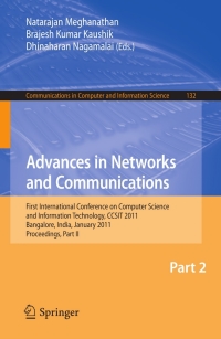 Cover image: Advances in Networks and Communications 1st edition 9783642178771