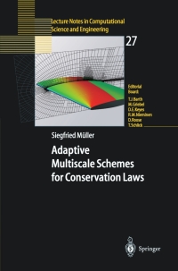 Titelbild: Adaptive Multiscale Schemes for Conservation Laws 9783540443254