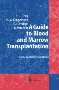 صورة الغلاف: A Guide to Blood and Marrow Transplantation 3rd edition 9783540625407