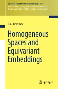 Cover image: Homogeneous Spaces and Equivariant Embeddings 9783642183980