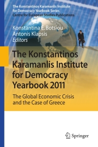 Cover image: The Konstantinos Karamanlis Institute for Democracy Yearbook 2011 1st edition 9783642184147