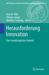 Cover image: Herausforderung Innovation 1st edition 9783642184789