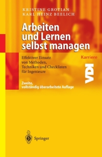 Cover image: Arbeiten und Lernen selbst managen 2nd edition 9783540403210