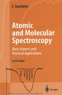 Cover image: Atomic and Molecular Spectroscopy 4th edition 9783540203827