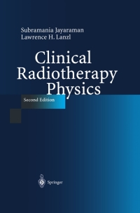 Cover image: Clinical Radiotherapy Physics 2nd edition 9783540402848