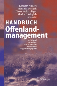 Cover image: Handbuch Offenlandmanagement 1st edition 9783540224495