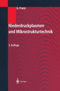Imagen de portada: Niederdruckplasmen und Mikrostrukturtechnik 3rd edition 9783540407652
