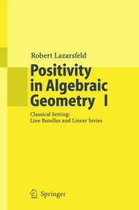 Cover image: Positivity in Algebraic Geometry I 9783540225331