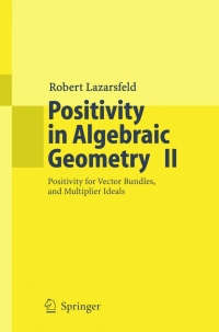Cover image: Positivity in Algebraic Geometry II 9783540225348