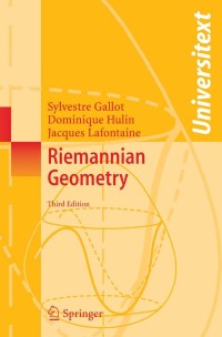 Cover image: Riemannian Geometry 3rd edition 9783540204930