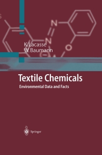 صورة الغلاف: Textile Chemicals 9783540408154