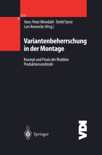 صورة الغلاف: Variantenbeherrschung in der Montage 1st edition 9783540140429