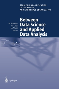 Cover image: Between Data Science and Applied Data Analysis 1st edition 9783540403548