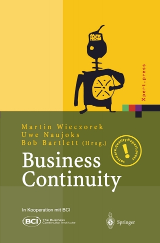 Imagen de portada: Business Continuity 1st edition 9783540442851