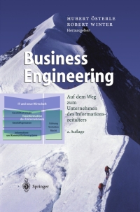 Cover image: Business Engineering 2nd edition 9783540000495