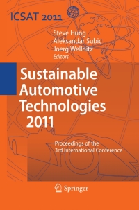 صورة الغلاف: Sustainable Automotive Technologies 2011 1st edition 9783642190520