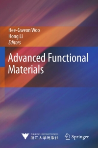 表紙画像: Advanced Functional Materials 9783642190766