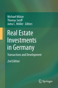 صورة الغلاف: Real Estate Investments in Germany 2nd edition 9783642190995