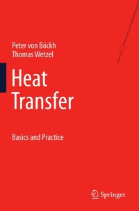 Cover image: Heat Transfer 9783642191824