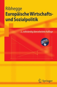 Cover image: Europäische Wirtschafts- und Sozialpolitik 2nd edition 9783642191909