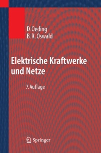 Cover image: Elektrische Kraftwerke und Netze 7th edition 9783642192456