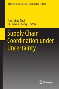 Imagen de portada: Supply Chain Coordination under Uncertainty 9783642192562