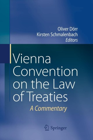 Cover image: Vienna Convention on the Law of Treaties 1st edition 9783642192906