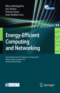 Imagen de portada: Energy-Efficient Computing and Networking 1st edition 9783642193217