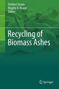 Cover image: Recycling of Biomass Ashes 9783642193538