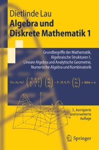 Cover image: Algebra und Diskrete Mathematik 1 3rd edition 9783642194429