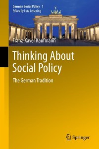 Cover image: Thinking About Social Policy 9783642195006