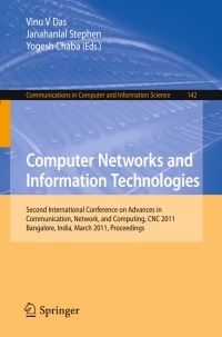 صورة الغلاف: Computer Networks and Information Technologies 1st edition 9783642195419