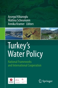 Cover image: Turkey's Water Policy 9783642196355