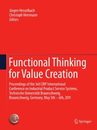 Titelbild: Functional Thinking for Value Creation 1st edition 9783642196881