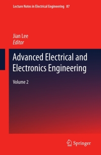 Cover image: Advanced Electrical and Electronics Engineering 9783642197116