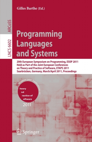 Imagen de portada: Programming Languages and Systems 1st edition 9783642197178