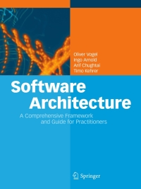 Titelbild: Software Architecture 9783642197352