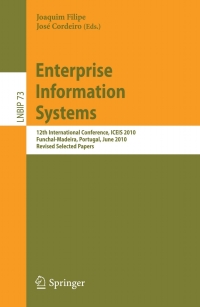 Cover image: Enterprise Information Systems 1st edition 9783642198014