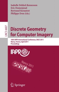 Imagen de portada: Discrete Geometry for Computer Imagery 1st edition 9783642198663